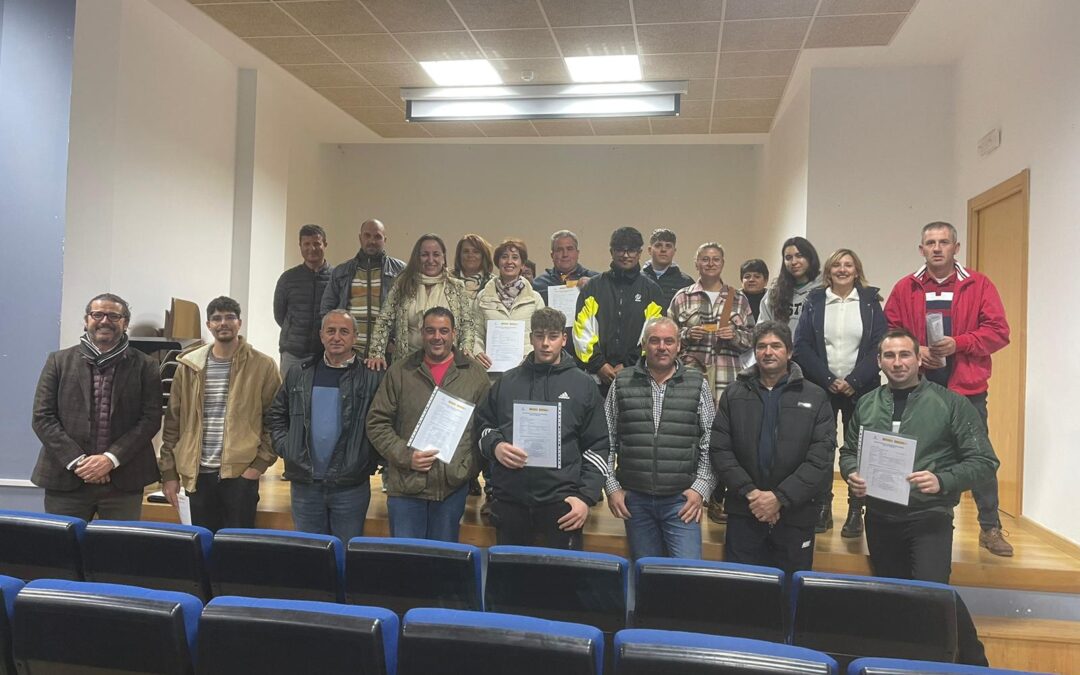 Entrega de diplomas en Castellar de Santiago