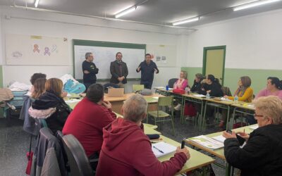 Visita del alcalde de Alcaraz al alumnado del curso de «Cocina y restauración básica»
