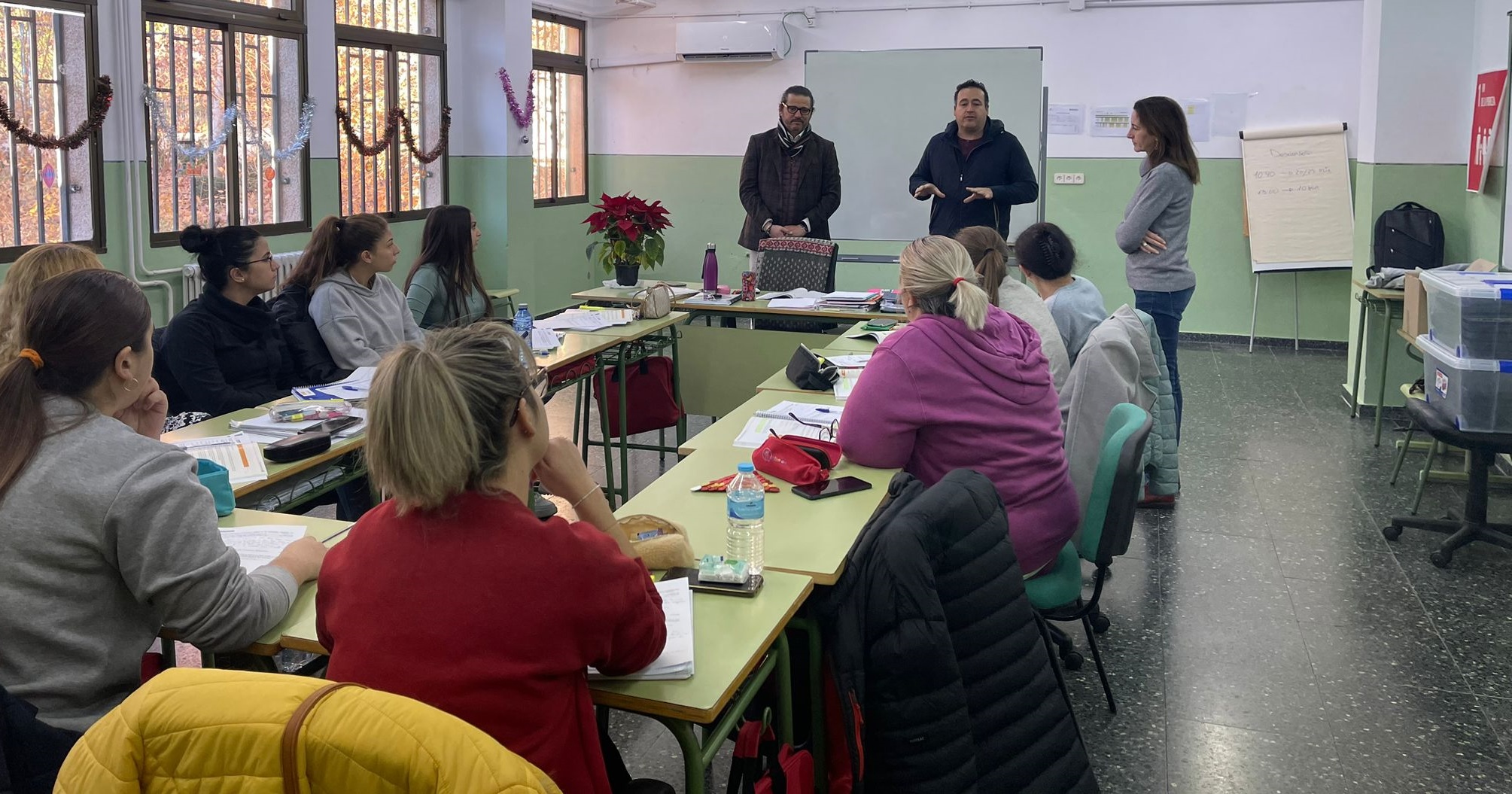 visita del alcade a los alumnos