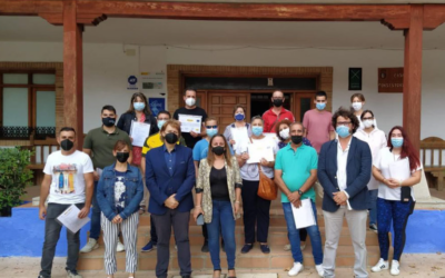 Acto de entrega de diplomas del certificado en operaciones de vigilancia y extinción de incendios forestales y apoyo a contingencias en el medio natural rural
