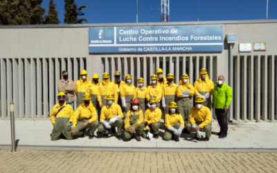Los alumn@s visitan el centro operativo regional de lucha contra incendios forestales y el centro operativo provincial de Toledo.