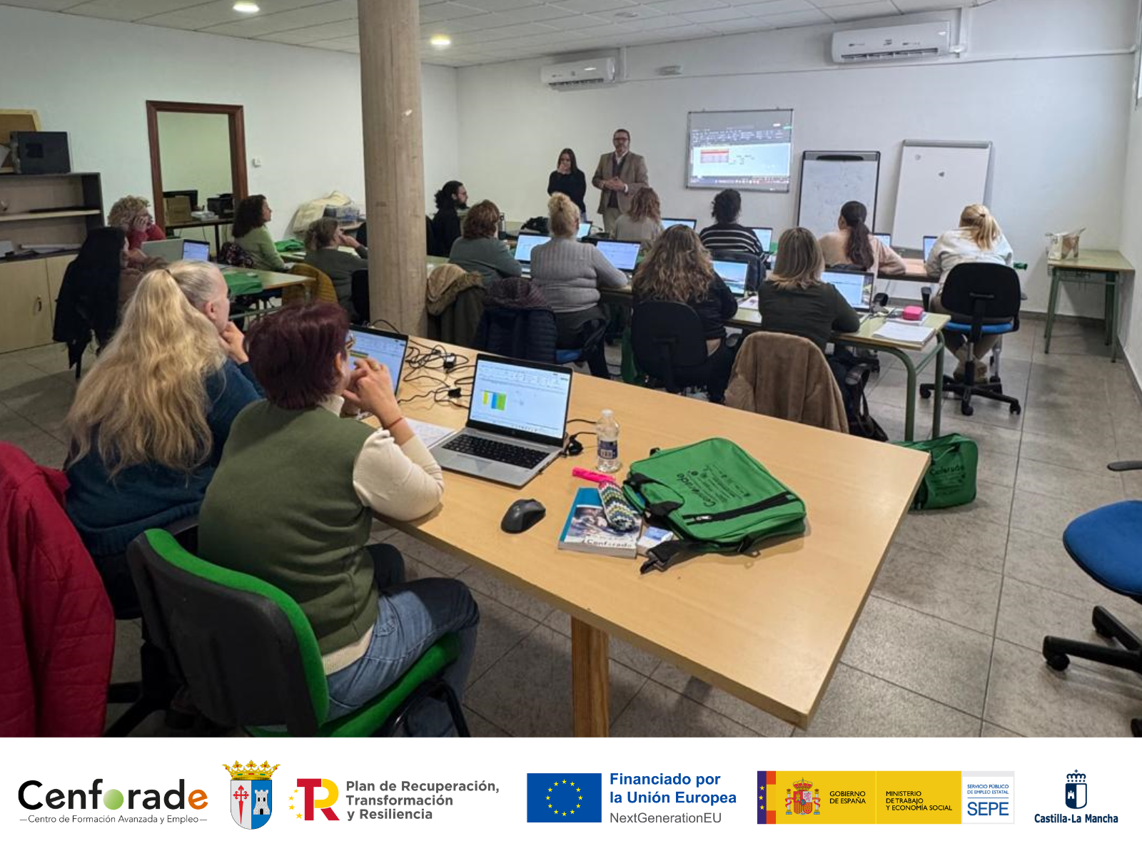 Terrinches y Cenforade impulsan la formación digital: un paso más para el desarrollo en el medio rural.