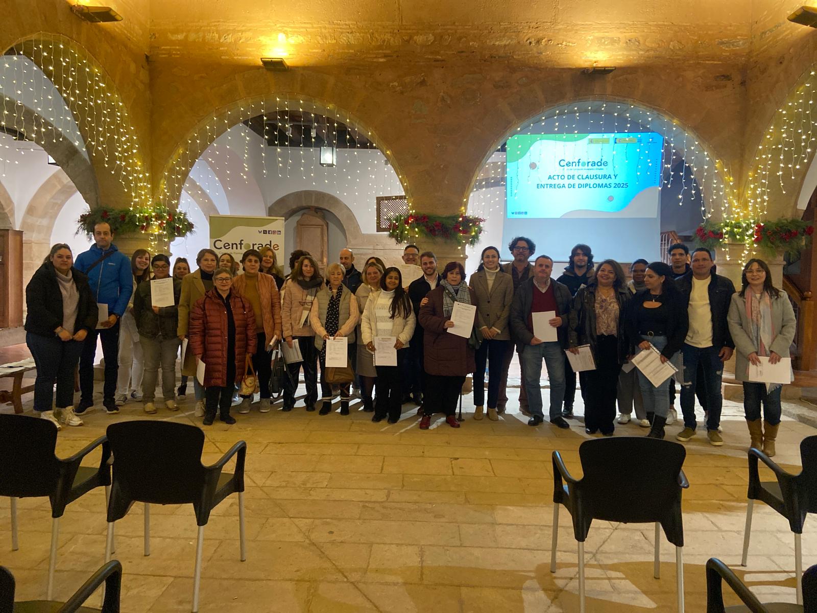 Acto de clausura y entrega de diplomas en Villanueva de los Infantes: un reconocimiento al aprendizaje y la dedicación