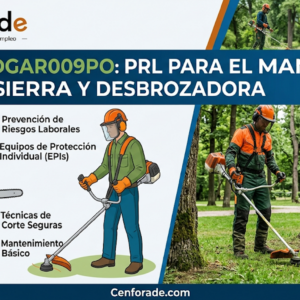 AGAR009PO PRL PARA EL MANEJO DE MOTOSIERRA Y DESBROZADORA