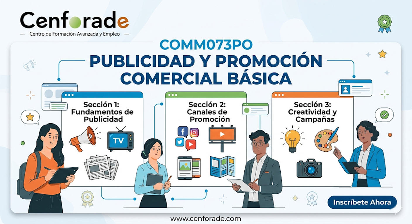 COMM073PO PUBLICIDAD Y PROMOCIÓN COMERCIAL BÁSICA