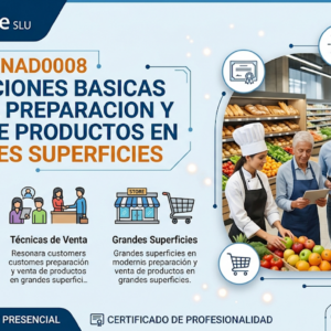 INAD0008 OPERACIONES BASICAS PARA LA PREPARACION Y VENTA DE PRODUCTOS EN GRANDES SUPERFICIES