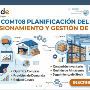 COMT08 PLANIFICACIÓN DEL APROVISIONAMIENTO Y GESTIÓN DE STOCKS